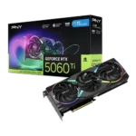 PNY GeForce RTX 5060 Ti 16GB EPIC-X RGB Overclocked Triple Fan GDDR7 Graphics Card