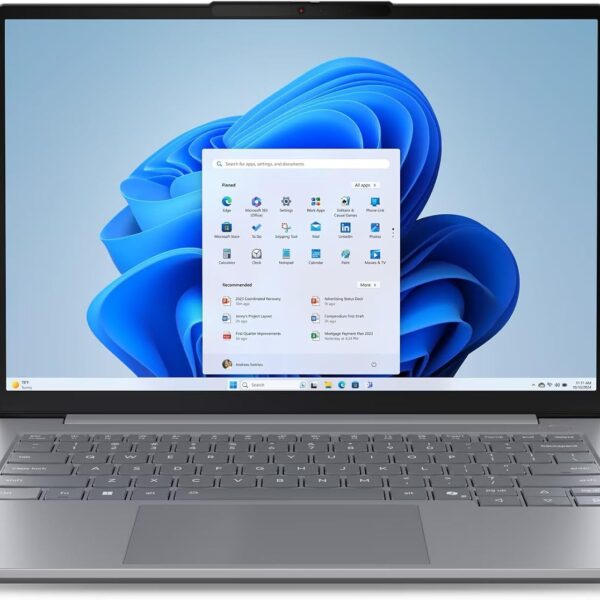 Lenovo ThinkBook 14 G8 IAL Intel Core Ultra 7 255H 16GB RAM 512GB SSD 14" WUXGA IPS Laptop (Arctic Grey)