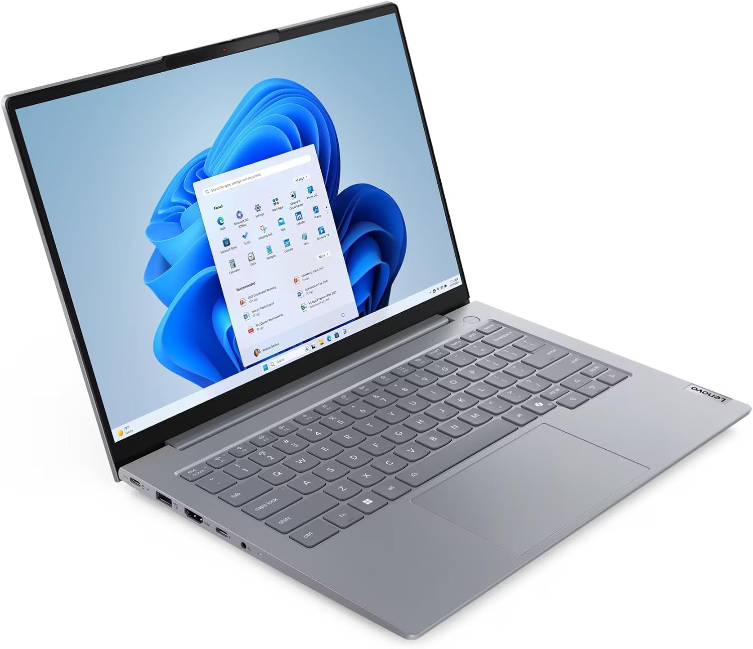 Lenovo ThinkBook 14 G8 IAL Intel Core Ultra 7 255H 16GB RAM 512GB SSD 14" WUXGA IPS Laptop (Arctic Grey) - Image 7