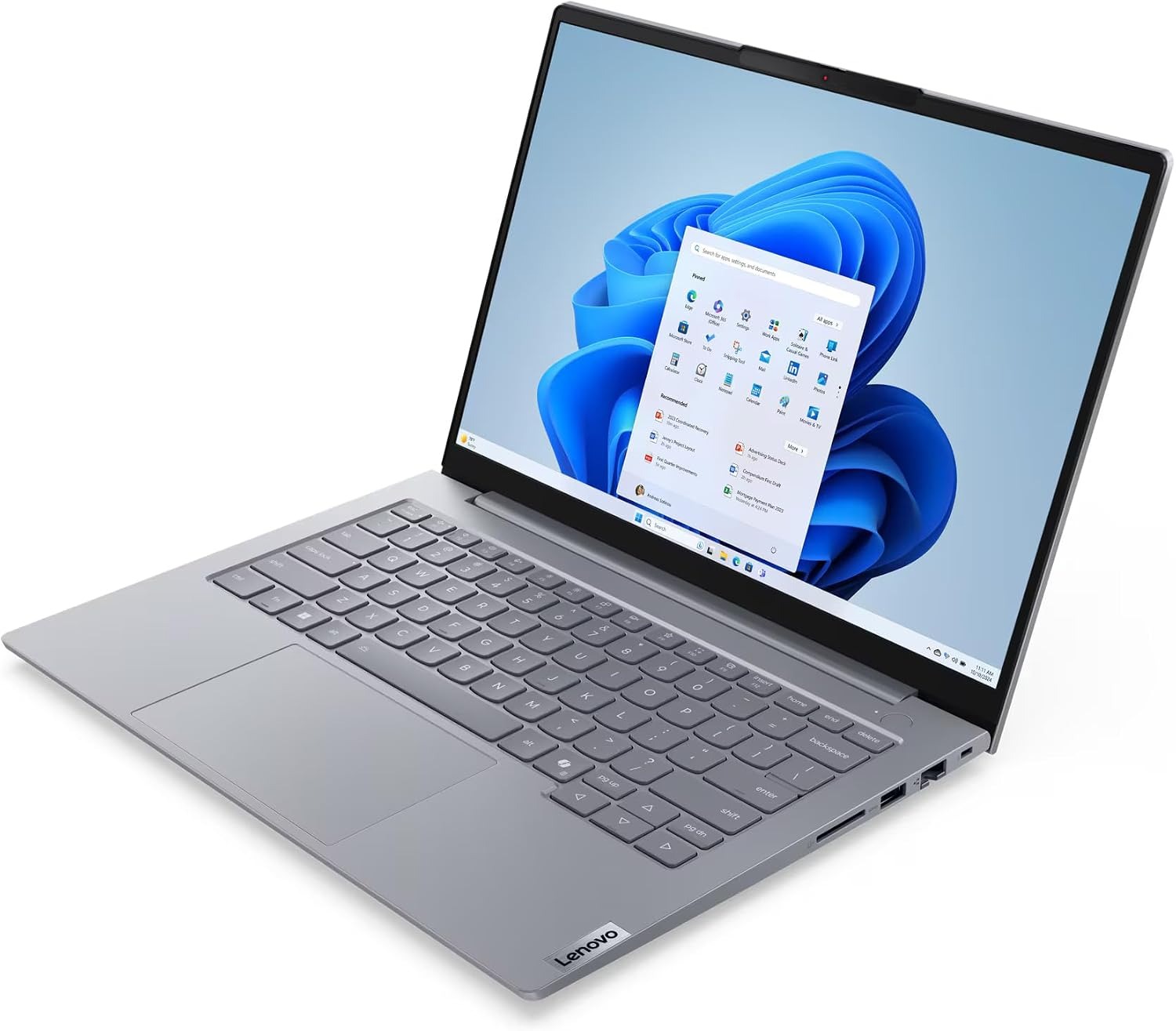 Lenovo ThinkBook 14 G8 IAL Intel Core Ultra 7 255H 16GB RAM 512GB SSD 14" WUXGA IPS Laptop (Arctic Grey) - Image 6