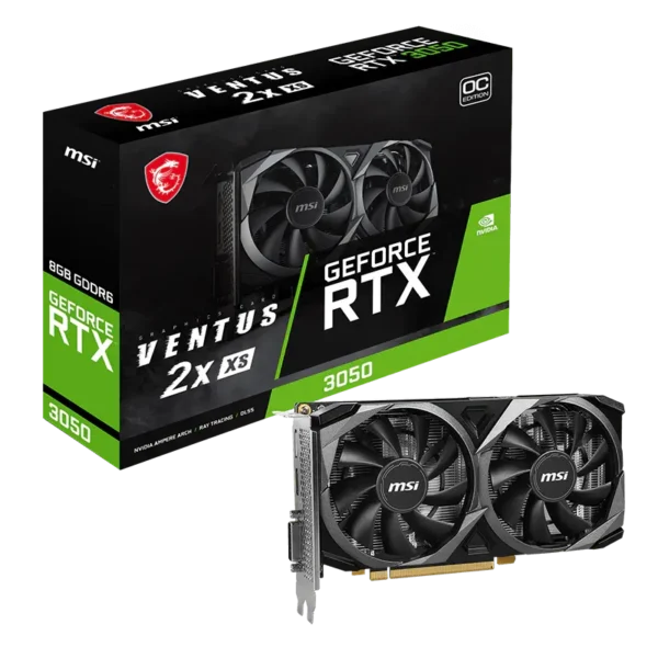 MSI GeForce RTX 3050 VENTUS 2X XS 8GB OC GDDR6 Graphics Card