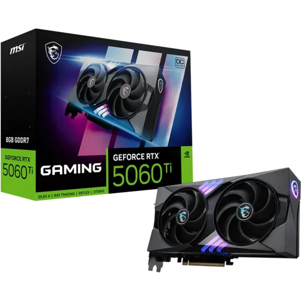 MSI GeForce RTX 5060 Ti 8G GAMING OC 8GB GDDR7 Graphics Card