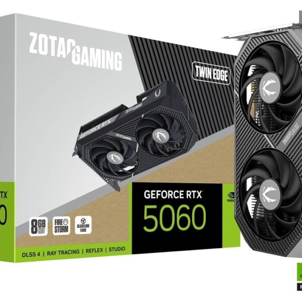 ZOTAC GeForce RTX 5060 Twin Edge 8GB GDDR7 Graphics Card